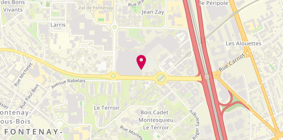 Plan de Hector Chicken, avenue du Maréchal Joffre, 94120 Fontenay-sous-Bois