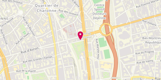 Plan de Elif, 144 Rue d'Avron, 75020 Paris