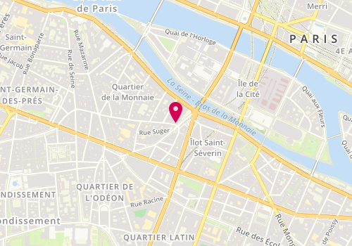 Plan de Mich'Sandwiches, 10 place Saint-Michel, 75006 Paris