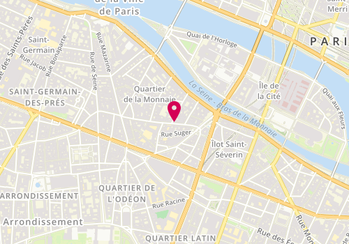 Plan de Team Invest, 36 Rue Saint Andre des Arts, 75006 Paris