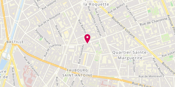 Plan de Paris Hanoï, 74 Rue de Charonne, 75011 Paris