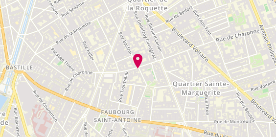 Plan de Louie Louie Frozen Pizza, 78 Rue de Charonne, 75011 Paris