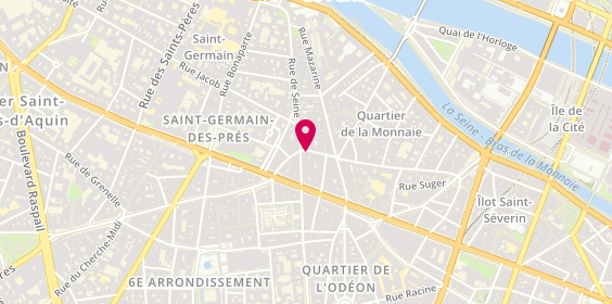 Plan de Paul, 77 Rue de Seine
Rue de Buci, 75006 Paris