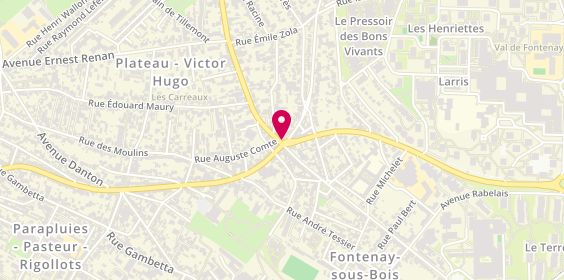 Plan de Pizza Hut, 70 Boulevard de Verdun, 94120 Fontenay-sous-Bois