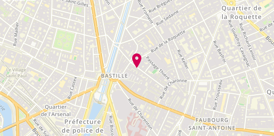Plan de Chicken Spot, 12 Rue de Lappe, 75011 Paris