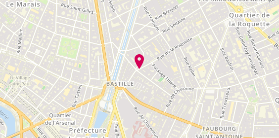 Plan de Almini, 34 Rue de la Roquette, 75011 Paris
