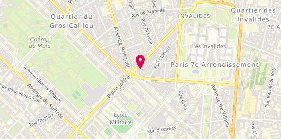 Plan de La Commanderie, 39 avenue de la Motte-Picquet, 75007 Paris