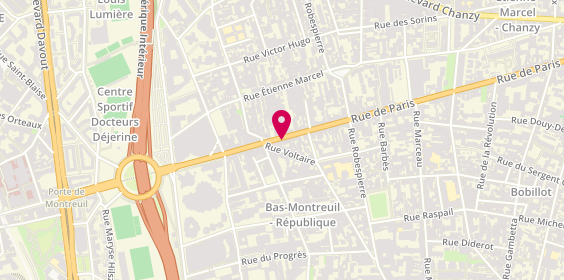 Plan de Chapati - Melfouf, 221 Rue de Paris, 93100 Montreuil