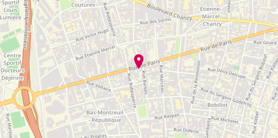 Plan de Bangcook, 155 Rue de Paris, 93100 Montreuil
