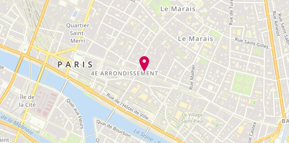 Plan de Restaurant Minori Paris, 14 Rue Cloche Percé, 75004 Paris