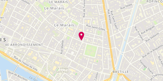 Plan de L'Escurial, 29 Rue de Turenne, 75003 Paris