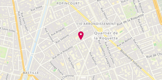 Plan de Focaccia Club, 77 Rue de la Roquette, 75011 Paris