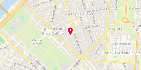 Plan de L'Artisan du Burger, 206 Rue de Grenelle, 75007 Paris