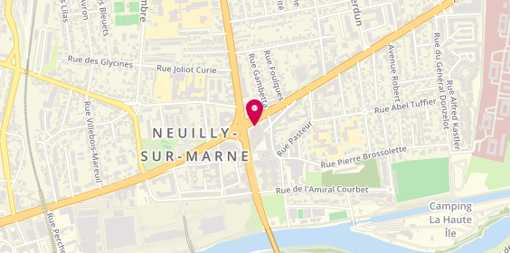 Plan de 100%Poulet, 70 avenue du Général de Gaulle, 93330 Neuilly-sur-Marne