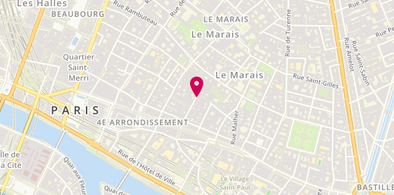Plan de Miznon, 22 Rue des Ecouffes, 75004 Paris