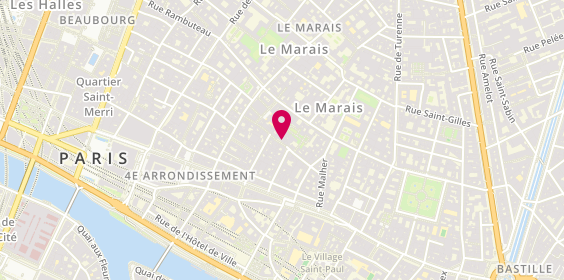 Plan de King Falafel Palace, 26 Rue des Rosiers, 75004 Paris