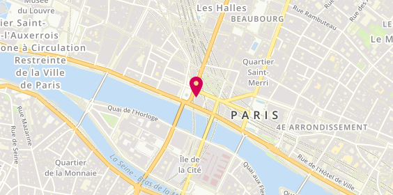 Plan de Le Sarah Bernhardt, 2 place du Châtelet, 75004 Paris