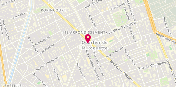 Plan de Mcdonald's, 130 Boulevard Voltaire 130, 75011 Paris