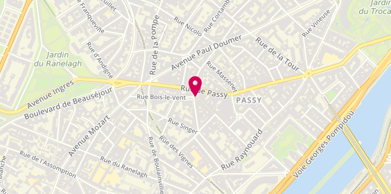 Plan de Mcdonald's, Place de Passy
22 Rue Duban, 75016 Paris