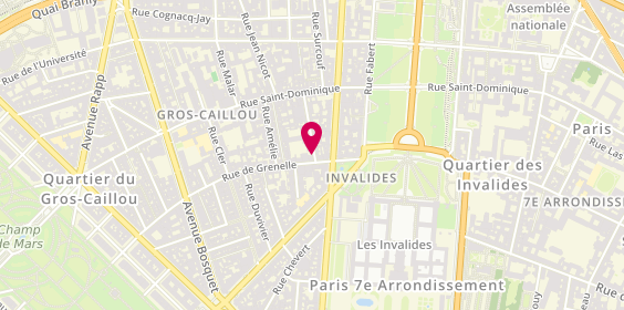 Plan de 1453 burger Beef & Wine, 162 Rue de Grenelle, 75007 Paris