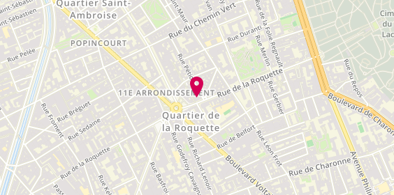 Plan de Restaurant Özgül, 117 Rue de la Roquette, 75011 Paris