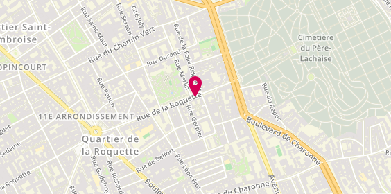 Plan de CLINT, 174 Rue de la Roquette, 75011 Paris