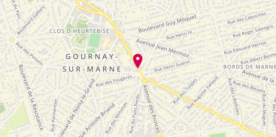 Plan de Asn Poulet, 34 Avenue de Champs, 93460 Gournay-sur-Marne
