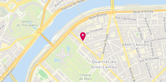 Plan de Le Petit Bourdonnais, 17 avenue de la Bourdonnais, 75007 Paris