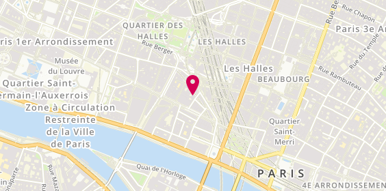 Plan de We Cantine, 7 Rue des Déchargeurs, 75001 Paris