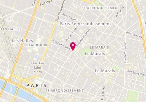 Plan de Au Coeur du Marais, 56 Rue des Archives, 75004 Paris