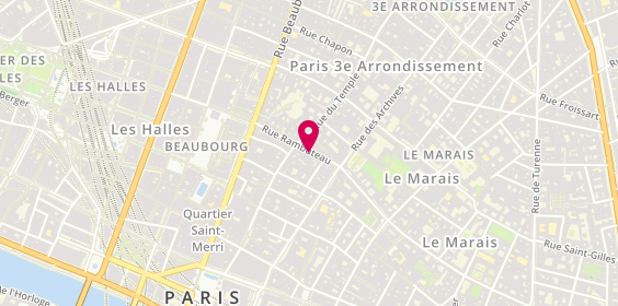 Plan de JANET by Homer - Marais, 13 Rue Rambuteau, 75004 Paris
