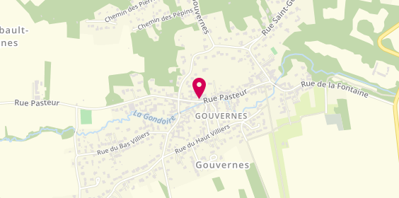 Plan de Au Gouverniaud, 38 Rue Pasteur, 77400 Gouvernes