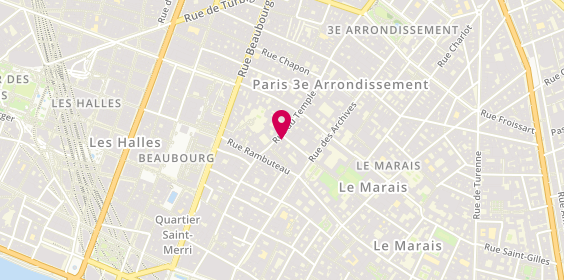 Plan de Le Reflet, 11 Rue de Braque, 75003 Paris