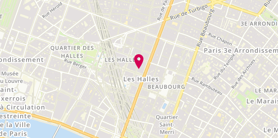 Plan de Chicken Factory, 70 Rue Saint Denis, 75001 Paris