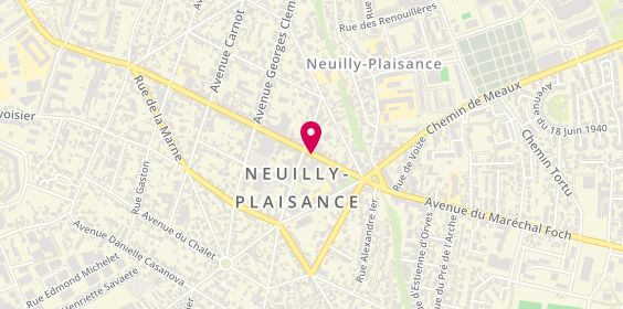 Plan de XIAOMING Lin, 48 Marechal Foch, 93360 Neuilly-Plaisance