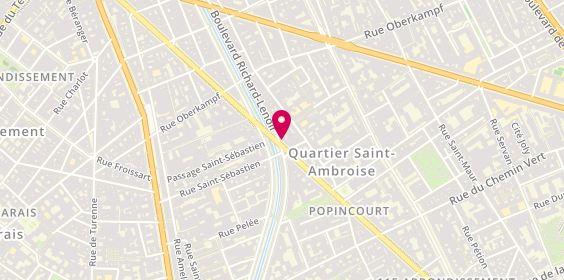 Plan de Deux Frères, 49 Boulevard Voltaire, 75011 Paris