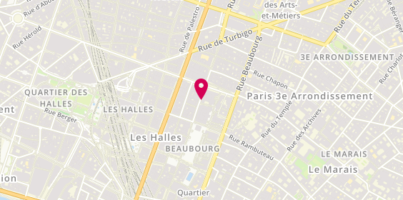 Plan de Falafel Café, 1 Rue Bernard de Clairvaux, 75003 Paris