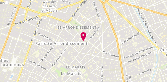 Plan de Burger Fermier des Enfants Rouges, Marché Des
39 Rue de Bretagne, 75003 Paris