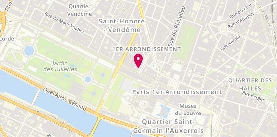 Plan de Mcdonald's, 184 Rue de Rivoli, 75001 Paris