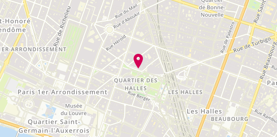 Plan de Au Pied de Cochon, 6 Rue Coquillière, 75001 Paris