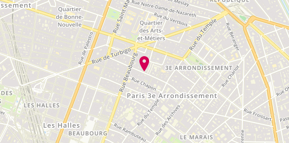 Plan de Pepita, 34 Rue des Gravilliers, 75003 Paris
