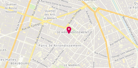 Plan de Chez Elo, 61 Rue de Bretagne, 75003 Paris