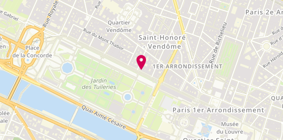 Plan de Buffeteria Rivoli, 206 Rue de Rivoli, 75001 Paris