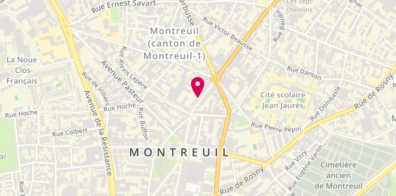 Plan de Yookoso Montreuil, 21 Bis Boulevard Paul Vaillant Couturier, 93100 Montreuil