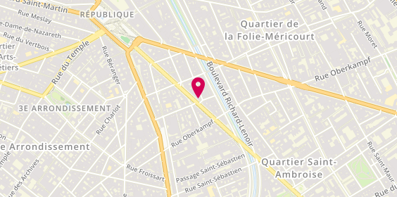Plan de Planet Sushi, 35 Boulevard Voltaire, 75011 Paris