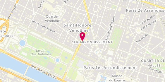 Plan de Cojean Pyramides, 10 Rue des Pyramides, 75001 Paris