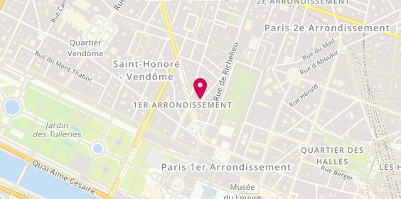 Plan de Délices et Gourmandises, 3 Rue Molière, 75001 Paris