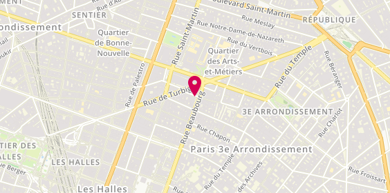 Plan de Le Puy des Arts, 103 Rue Beaubourg, 75003 Paris