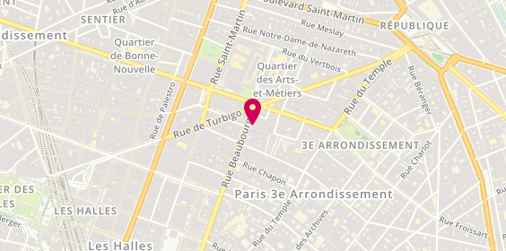 Plan de Mimi Coiffure, 28 Rue Maire, 75003 Paris