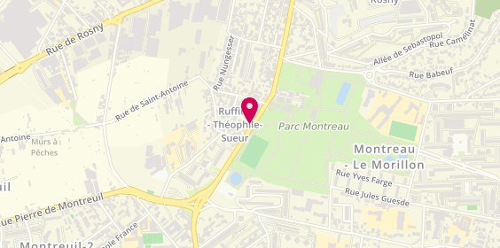 Plan de Frenchy Cook, 124 Boulevard Théophile Sueur, 93100 Montreuil